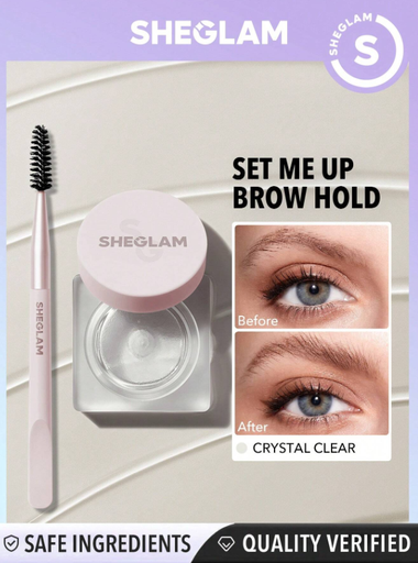SHEGLAM جل حواجب من مجموعة Set Me Up - كريستال كلير