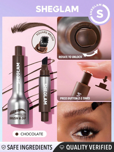 [sb2403228823677523] SHEGLAM فرشاة Brow-fection Angled Brush & Dip-Auburn SKU: sb