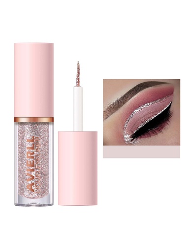 AVIERLL SHEIN x Candylover89 ايلاينر بالبريق 10 ألوان , ايلاينر ملون مقاوم للماء لامع يدوم طويلاً ، تلوين سهل للعين ولا يتلطخ ، يجف سريعًا ويدوم طويلاً 