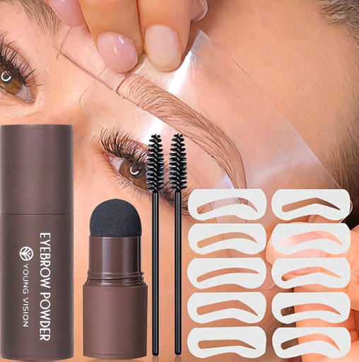 [sb2305246662446626] مسحوق حواجب & فرشاة حواجب & قالب عدة خط الشعر مسحوق وجه الكنتور ظل مسحوق ختم مسحوق حواجب